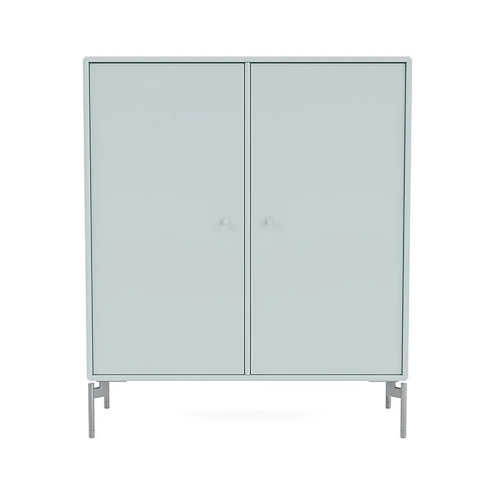 Montana Cover Cabinet With Legs, Flint/Matt Chrome