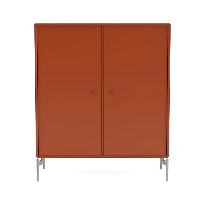 Montana Cover Cabinet With Legs, Hokkaido/Matt Chrome