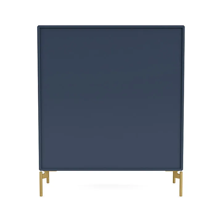 Montana Cover Cabinet With Legs, Juniper/Brass
