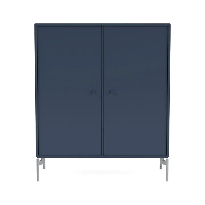 Montana Cover Cabinet With Legs, Juniper/Matt Chrome