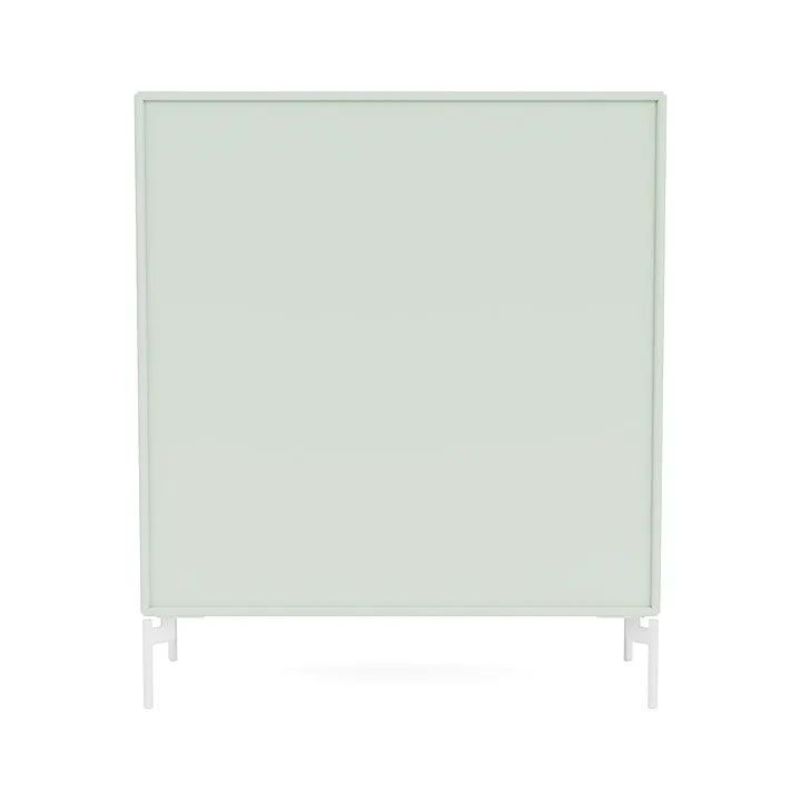 Montana Cover Cabinet With Legs, Mist/Snow White
