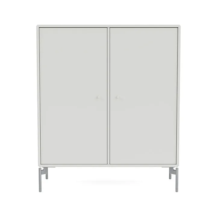 Montana Cover Cabinet With Legs, Nordic/Matt Chrome