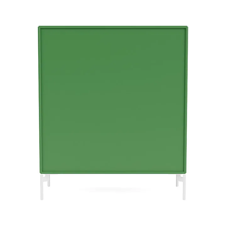 Montana Cover Cabinet With Legs, Parsley/Snow White