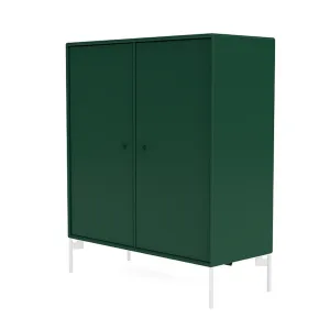 Montana Cover Cabinet With Legs, Pine/Snow White