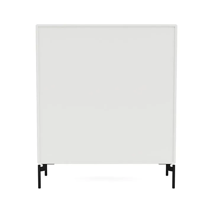 Montana Cover Cabinet With Legs, White/Black