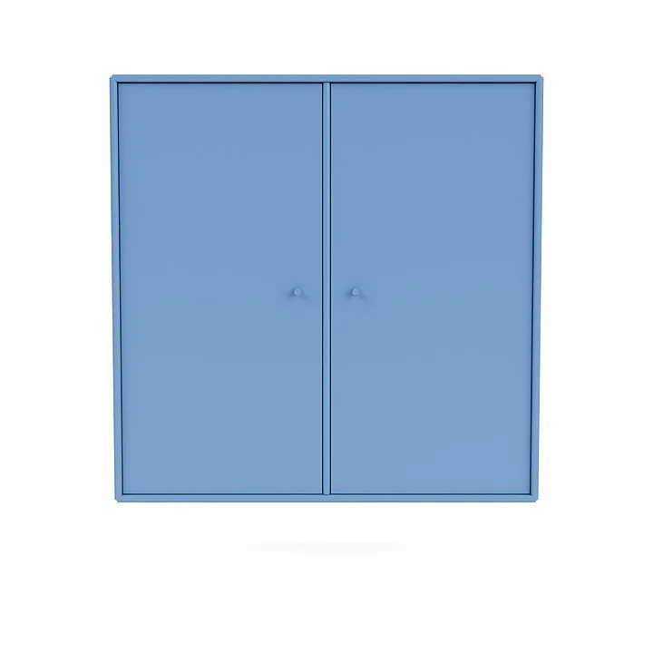 Montana Cover Cabinet With Suspension Rail, Azure Blue