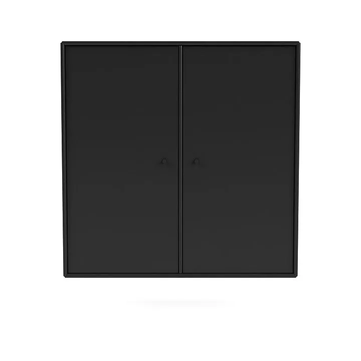 Montana Cover Cabinet With Suspension Rail, Black