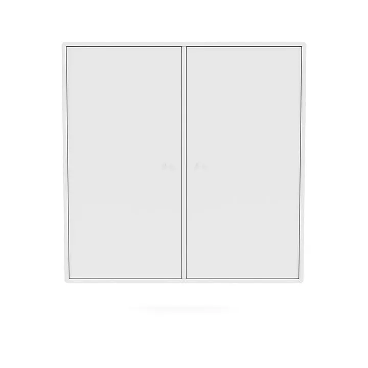 Montana Cover Cabinet With Suspension Rail, Snow White
