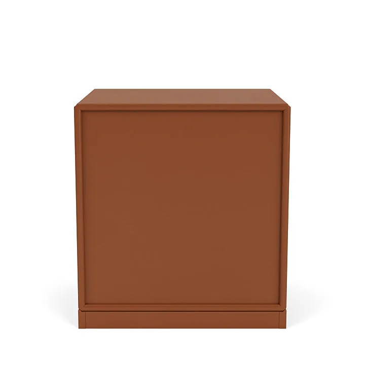 Montana Dream Nightstand With 3 Cm Plinth, Hazelnut Brown
