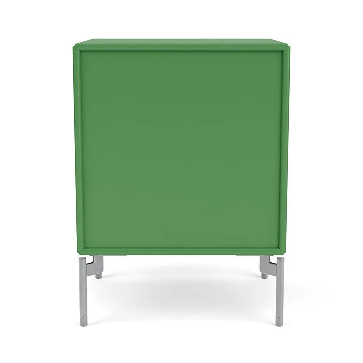 Montana Dream Nightstand With Legs, Parsley/Matt Chrome