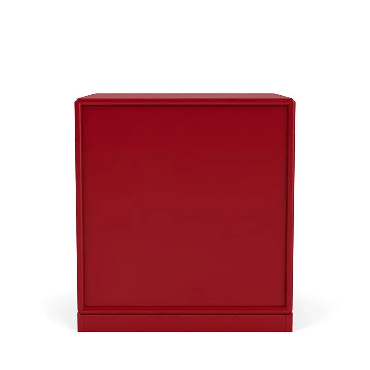 Montana Drift Drawer Module With 3 Cm Plinth, Beetroot Red