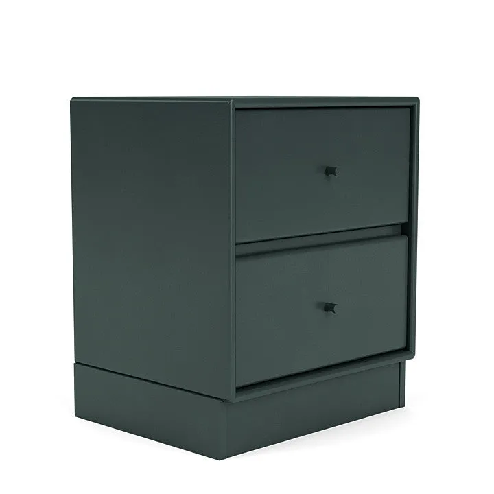 Montana Drift Drawer Module With 7 Cm Plinth, Black Jade