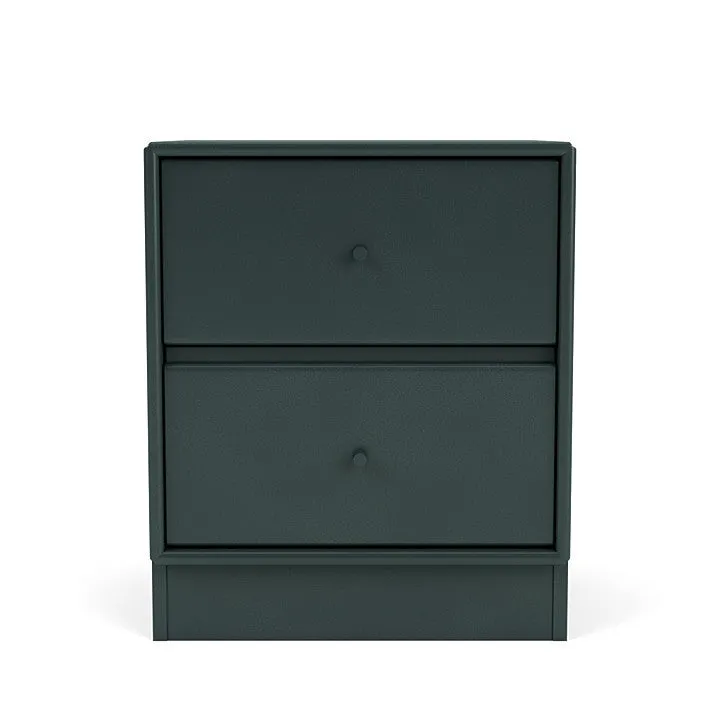 Montana Drift Drawer Module With 7 Cm Plinth, Black Jade