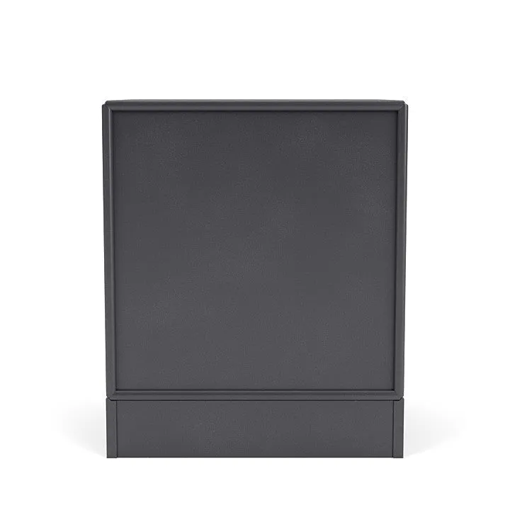 Montana Drift Drawer Module With 7 Cm Plinth, Carbon Black