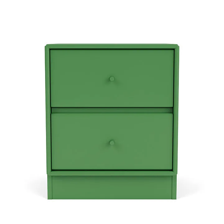 Montana Drift Drawer Module With 7 Cm Plinth, Parsley Green