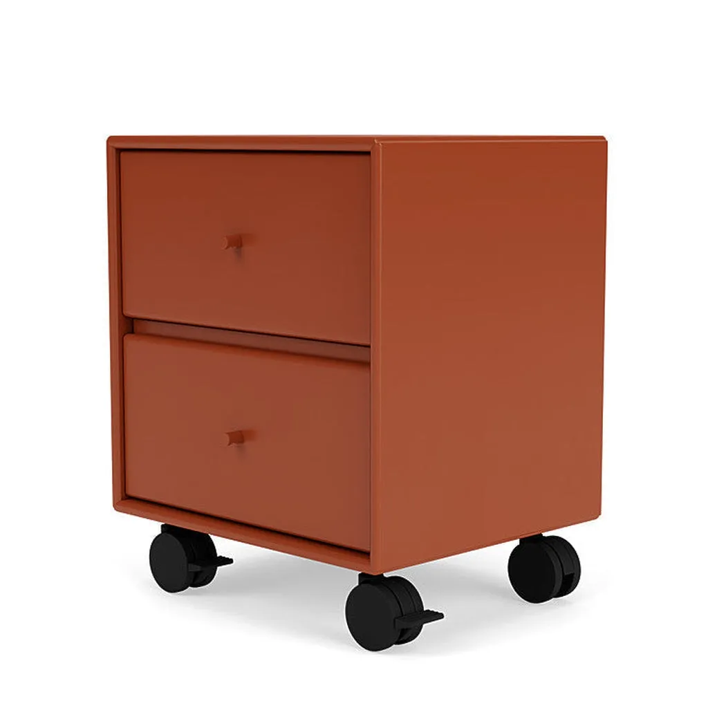 Montana Drift Drawer Module With Castors, Hokkaido Brown