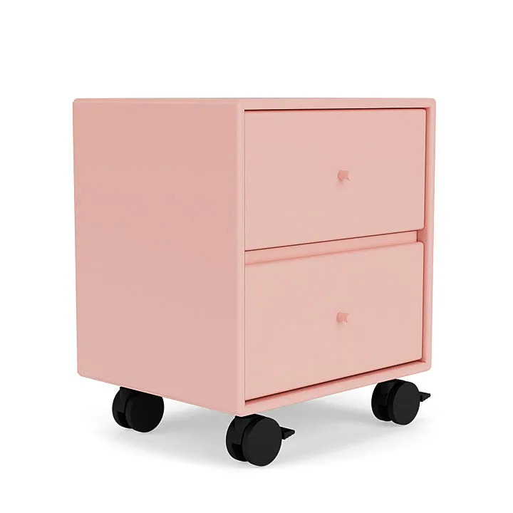Montana Drift Drawer Module With Castors, Ruby