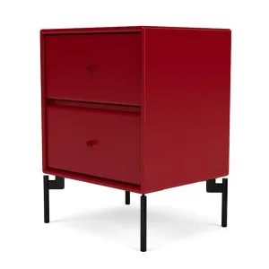 Montana Drift Drawer Module With Legs, Beetroot/Black