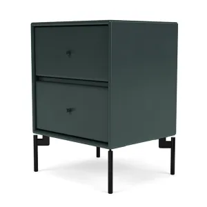 Montana Drift Drawer Module With Legs, Black Jade/Black