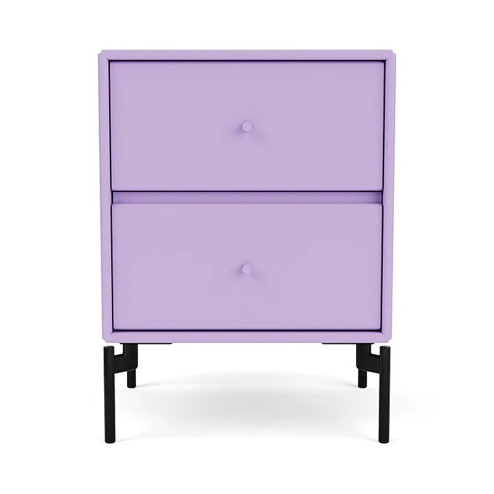 Montana Drift Drawer Module With Legs, Iris/Black