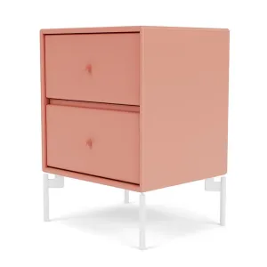 Montana Drift Drawer Module With Legs, Rhubarb/Snow White