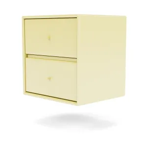 Montana Drift Drawer Module With Suspension Rail, Chamomile Yellow