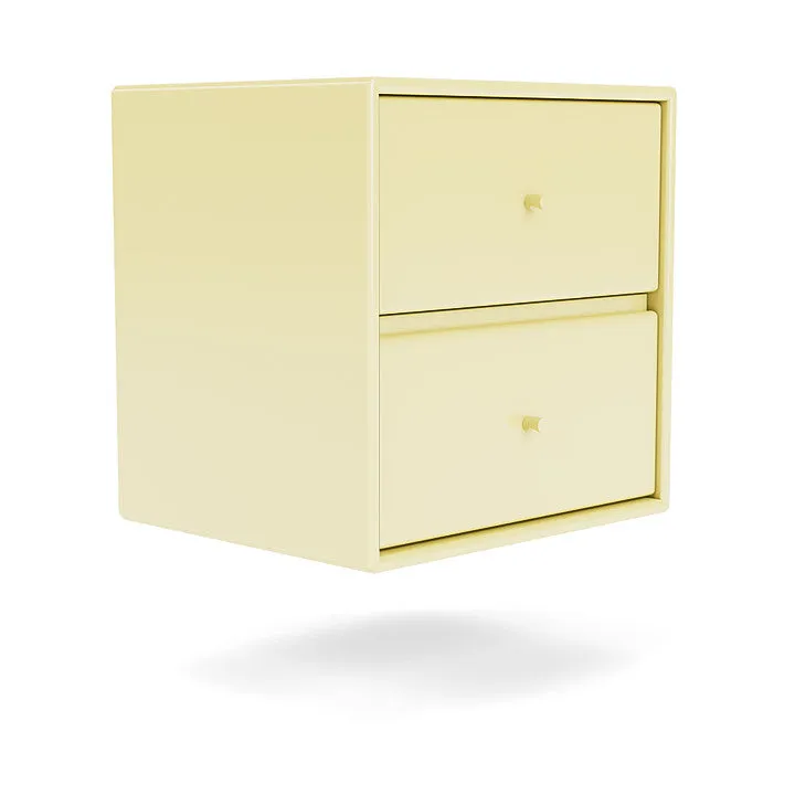 Montana Drift Drawer Module With Suspension Rail, Chamomile Yellow