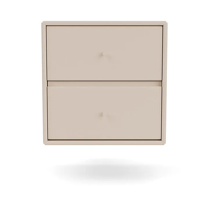 Montana Drift Drawer Module With Suspension Rail, Clay