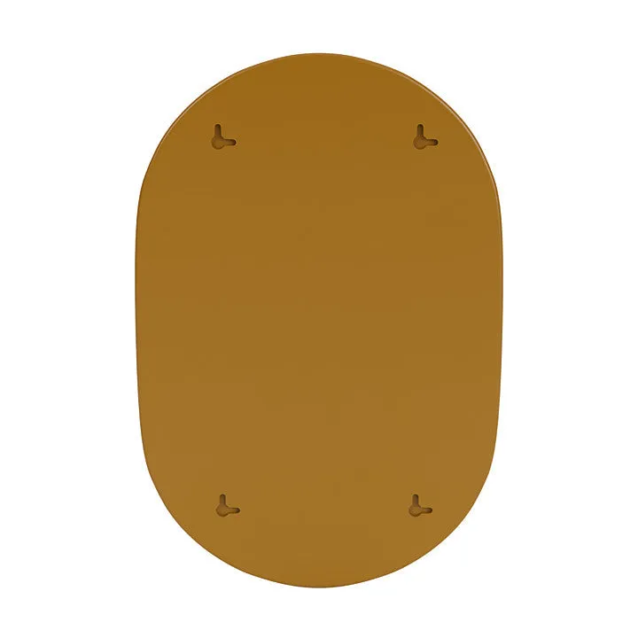 Montana Look Oval Mirror, Amber Yellow