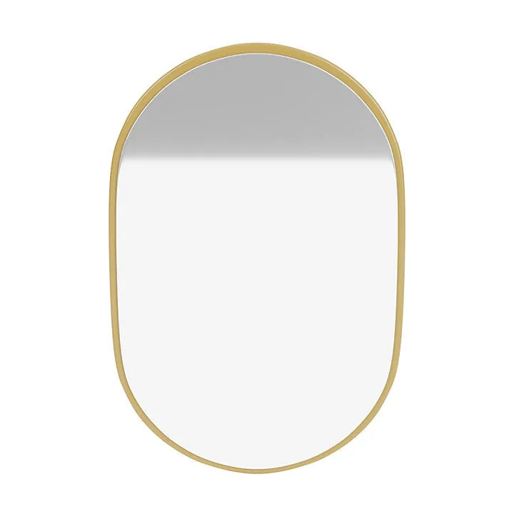 Montana Look Oval Mirror, Cumin Yellow