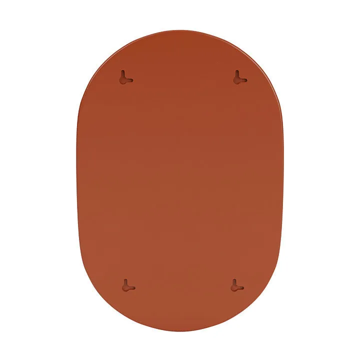Montana Look Oval Mirror, Hokkaido Brown