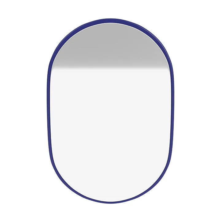 Montana Look Oval Mirror, Monarch Blue