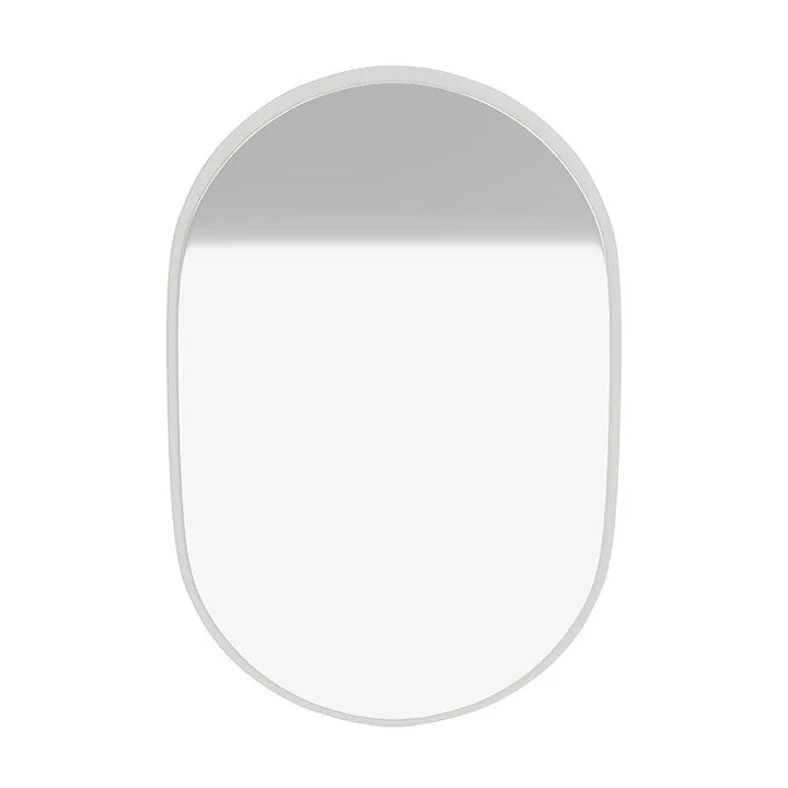 Montana Look Oval Mirror, Nordic White