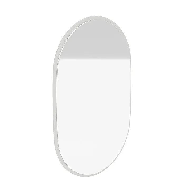 Montana Look Oval Mirror, Nordic White
