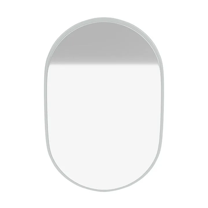 Montana Look Oval Mirror, Oyster Grey