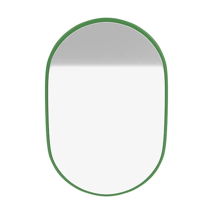 Montana Look Oval Mirror, Parsley Green