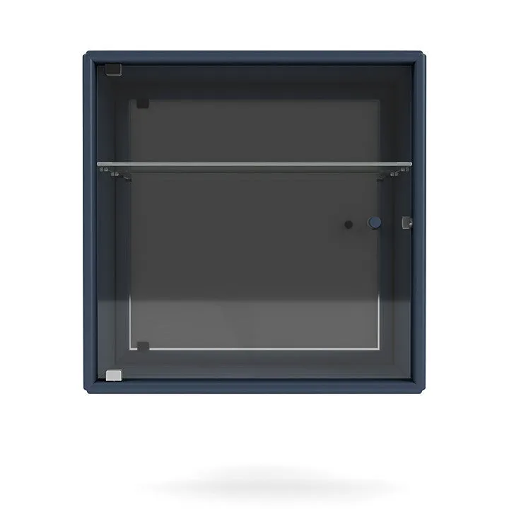 Montana Perfume Wall Mounted Cabinet With Mirror, Juniper Blue