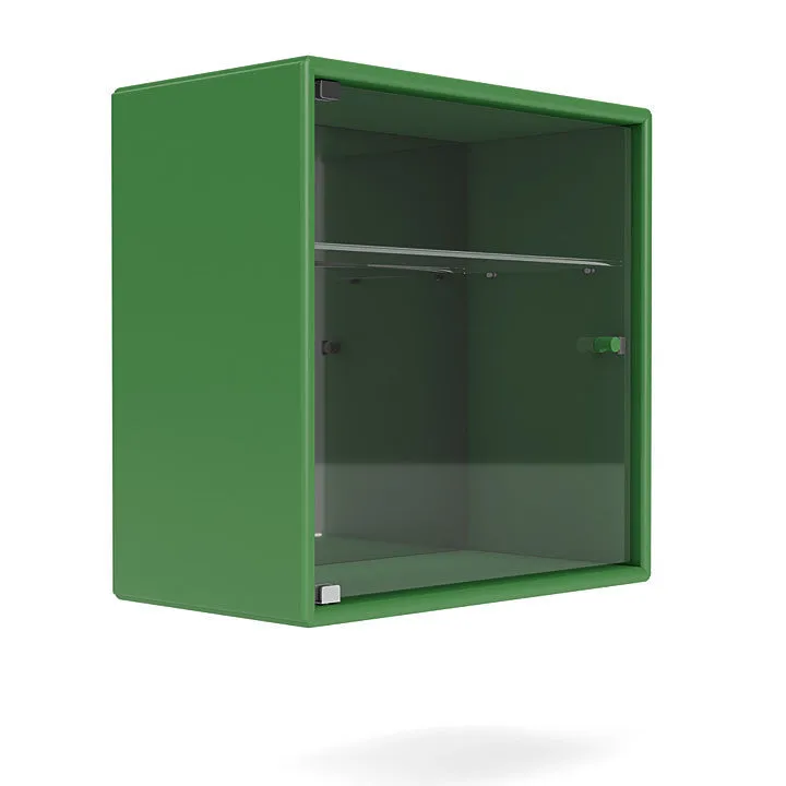 Montana Perfume Wall Mounted Cabinet With Mirror, Parsley Green