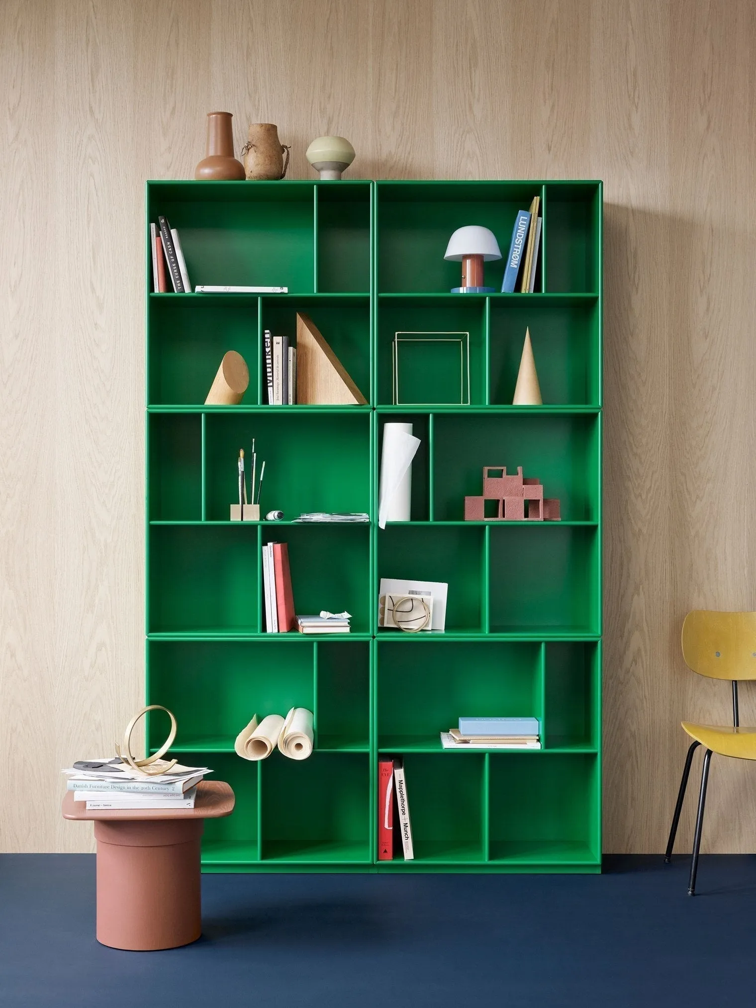 Montana Read Spacious Bookshelf With 7 Cm Plinth, Acacia