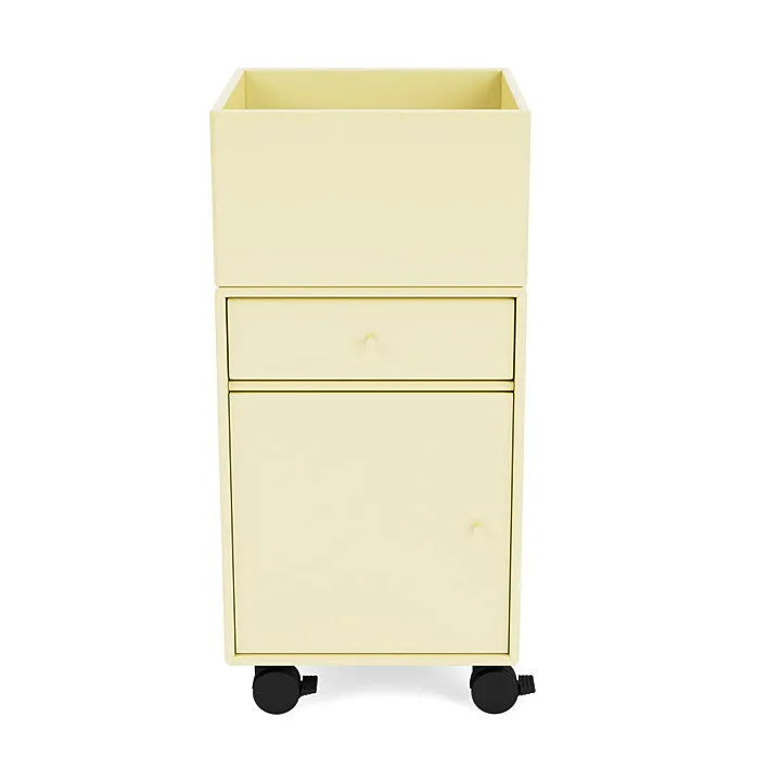 Montana Runner Office Unit On Castors, Chamomile Yellow