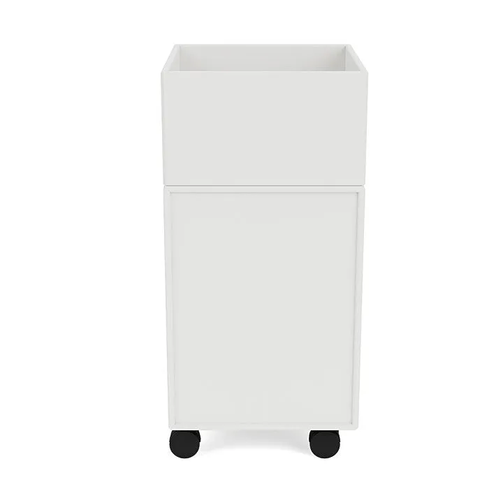 Montana Runner Office Unit On Castors, White