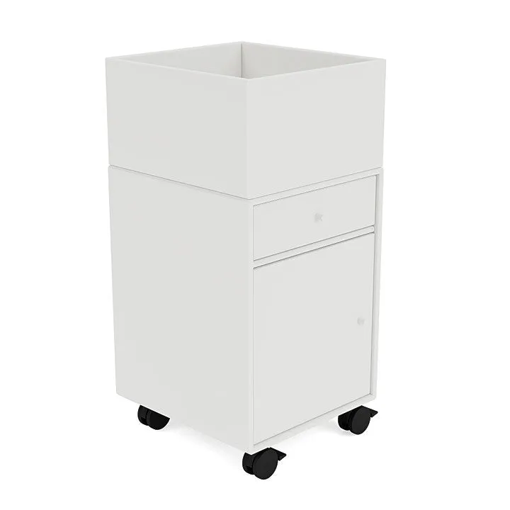 Montana Runner Office Unit On Castors, White