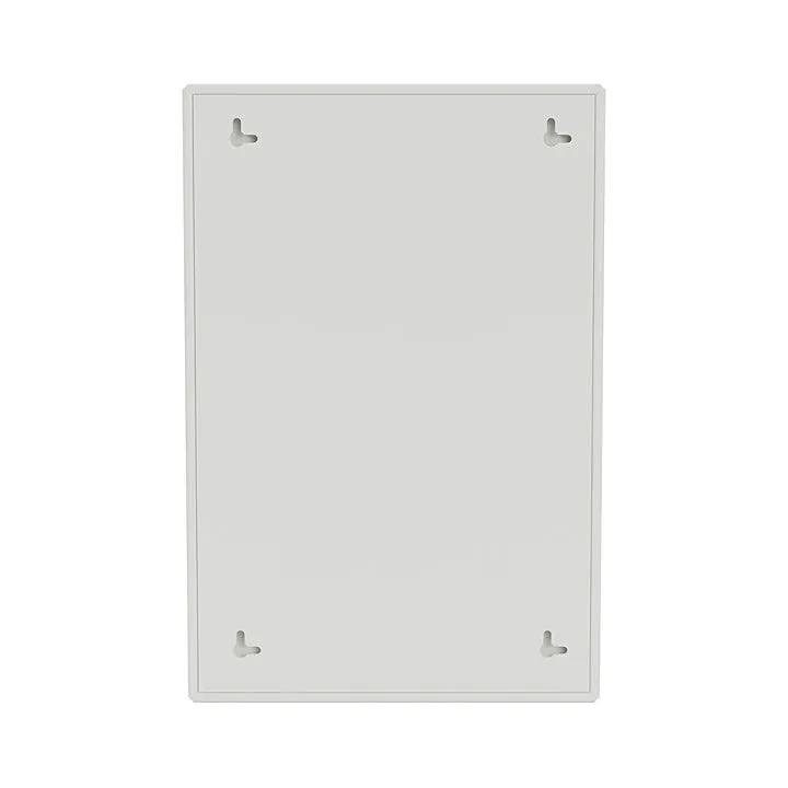 Montana Shelfie Mirror With Shelf Frame, Nordic White