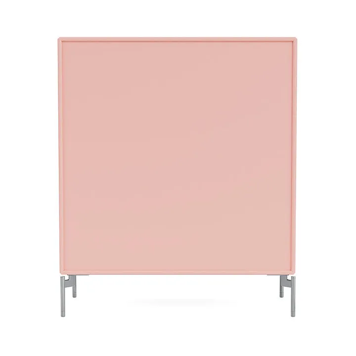 Montana Show Bookcase With Legs, Ruby/Matt Chrome