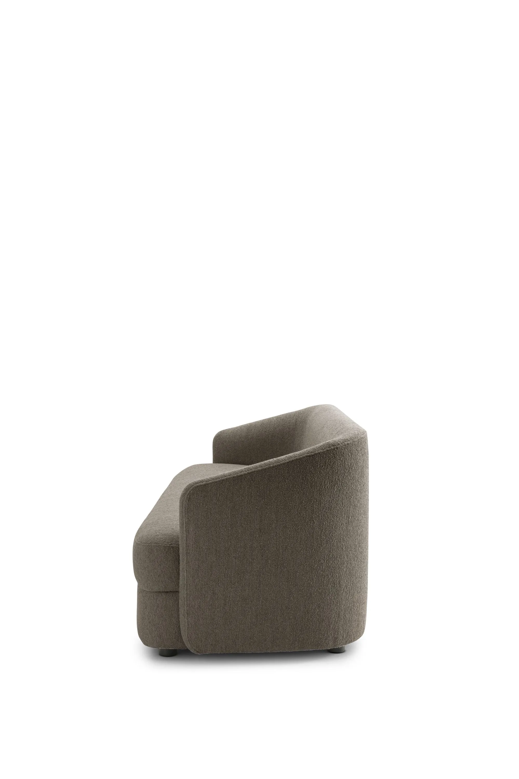 New Works Covent Sofa 3 Seater, Dark Taupe