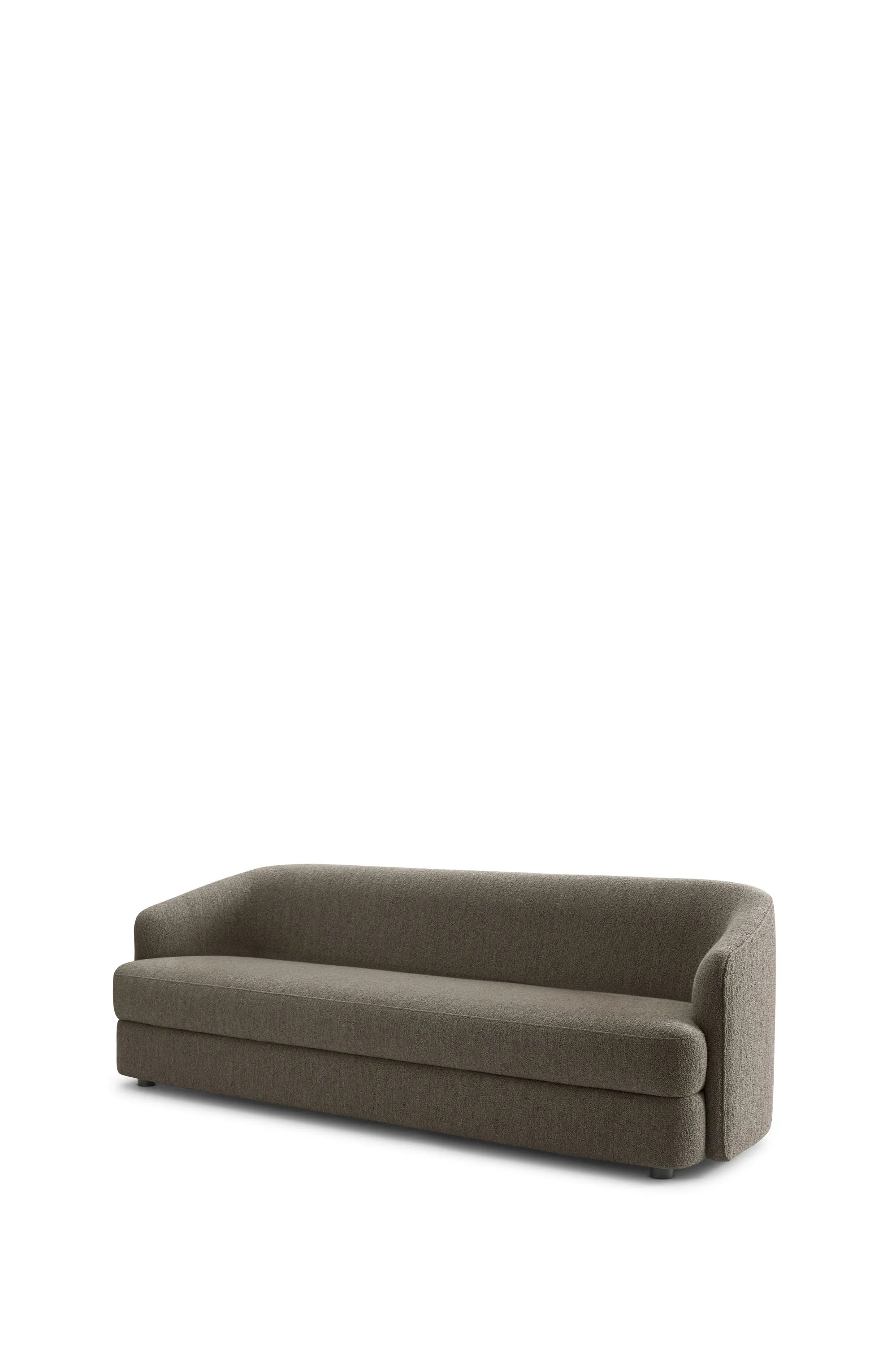 New Works Covent Sofa 3 Seater, Dark Taupe