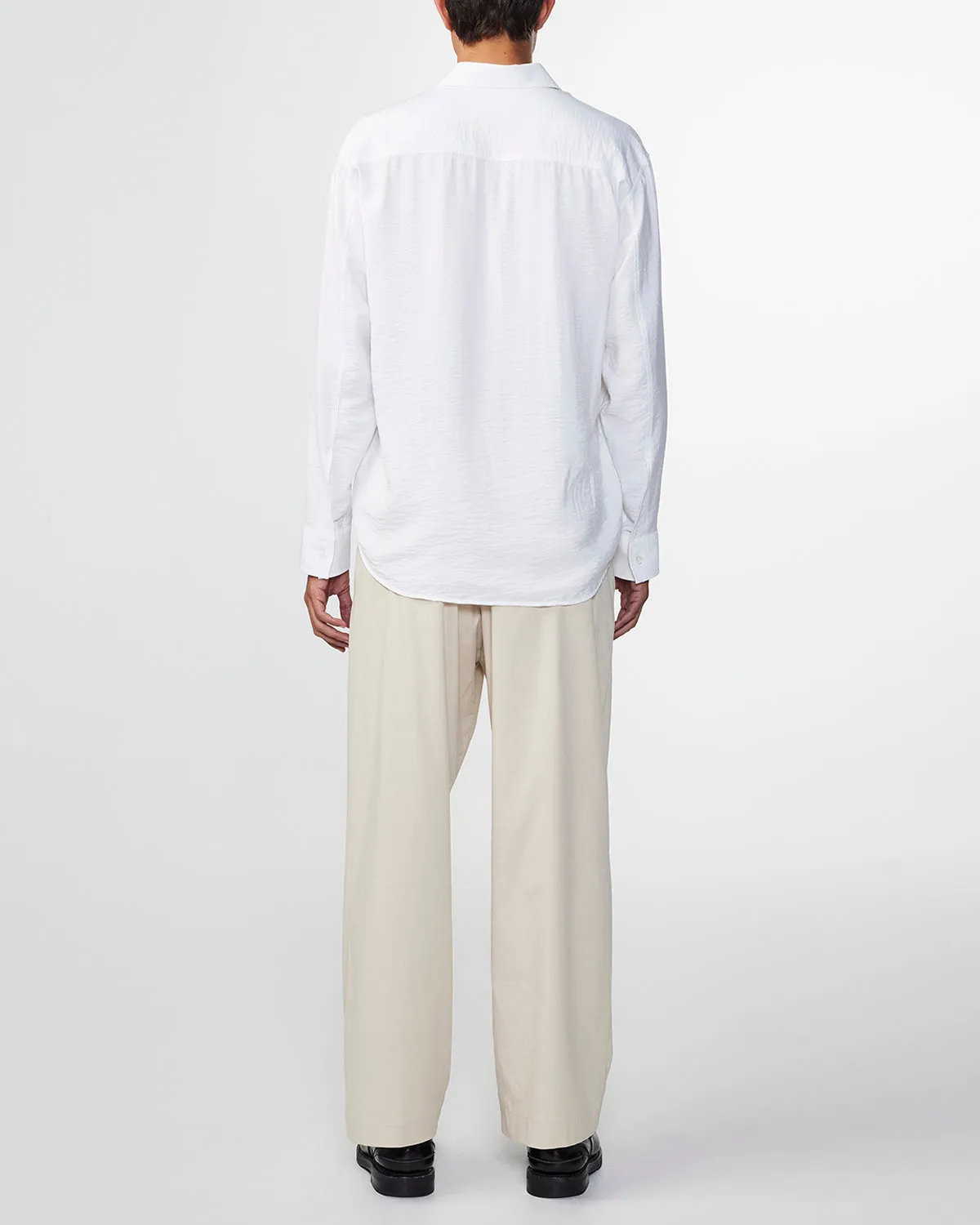 NN07 5971 Freddy No Pkt LS Shirt White