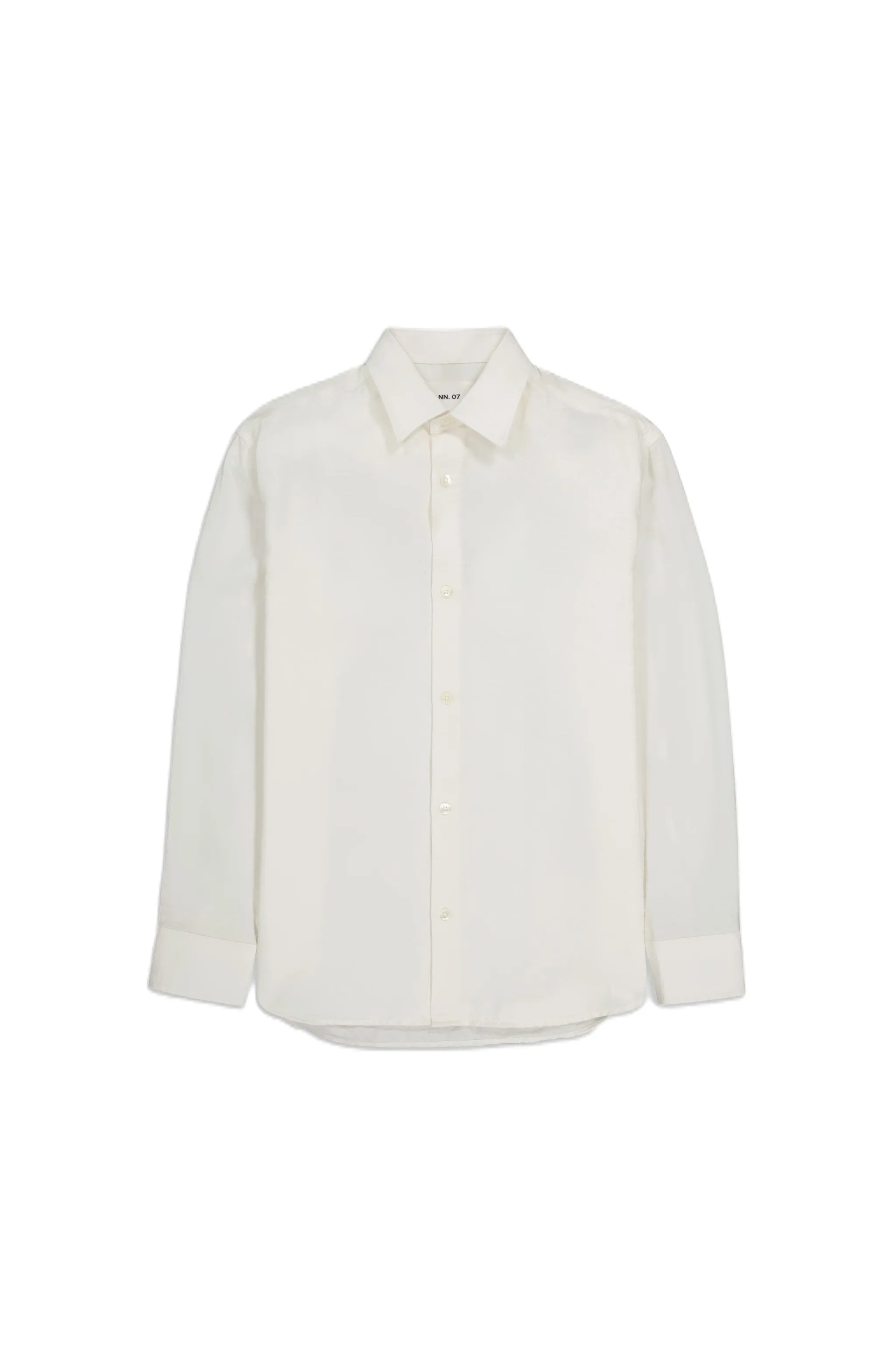 NN07 5971 Freddy No Pkt LS Shirt White