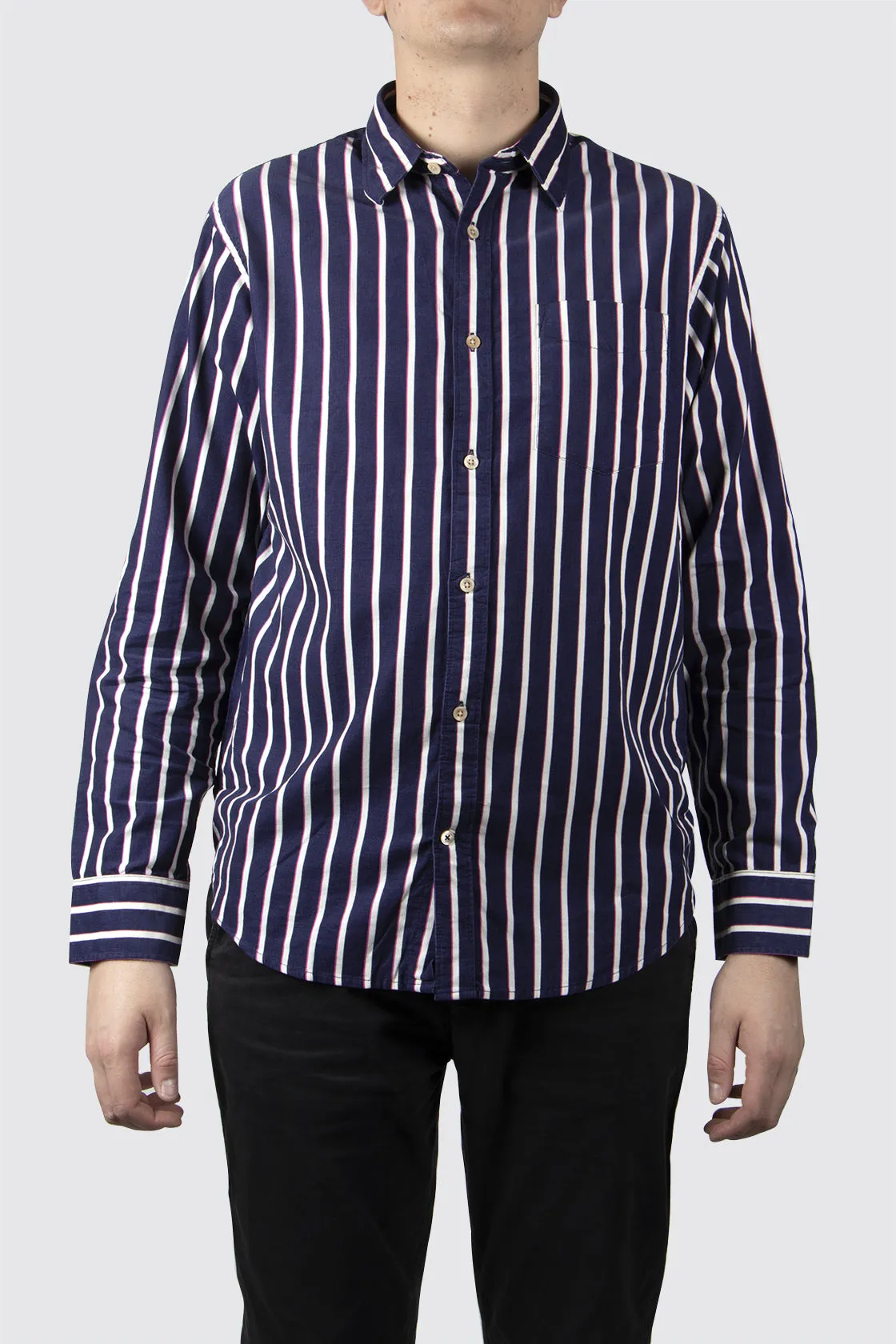 NN07 Errico LS Striped Shirt