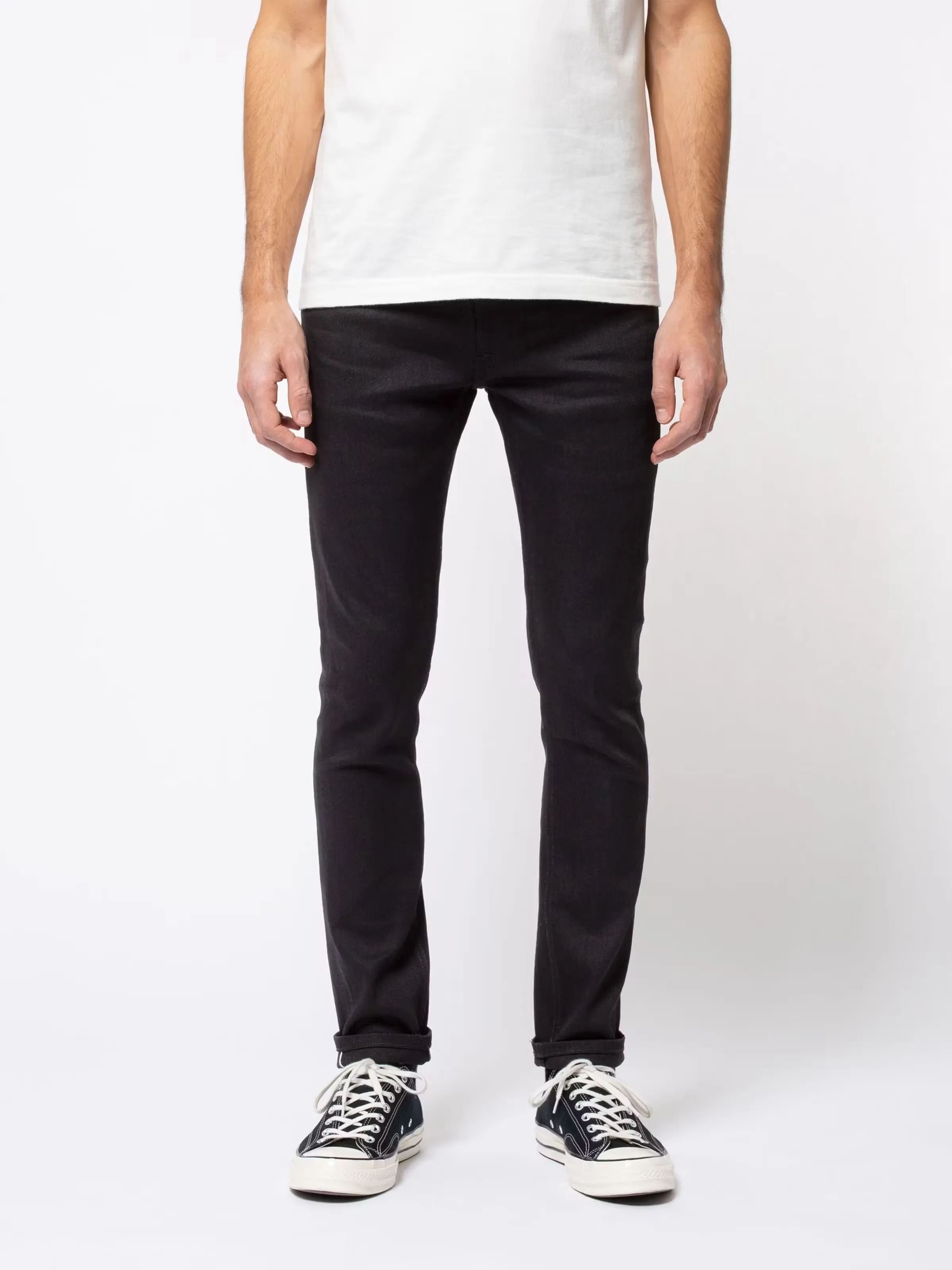 Nudie Jeans Lean Dean Dry 34L Black Selvage